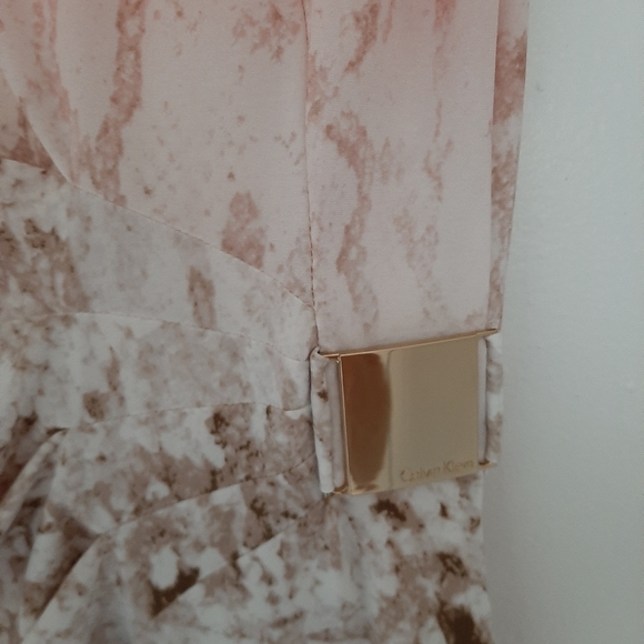 Calvin Klein Multicolor Snakeskin Print Dress - Picture 4 of 8